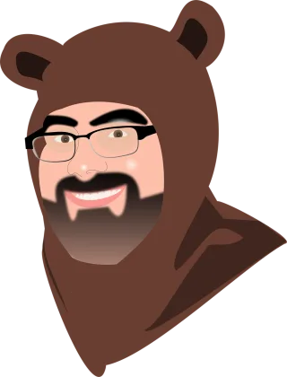 Costume Man Bear Stickdatei