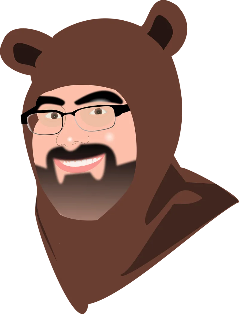 Costume Man Bear Stickdatei – Kinder