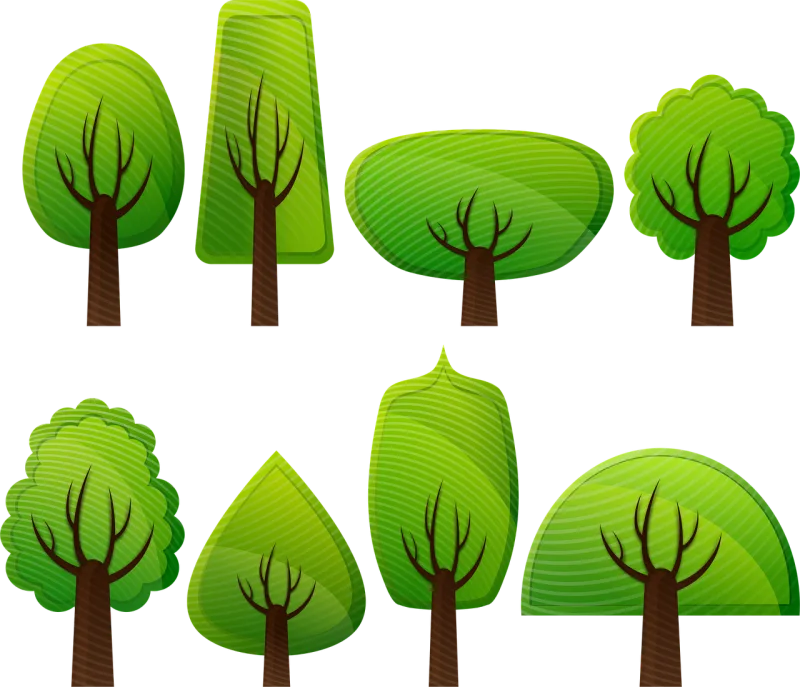 Trees Woods Forest Stickdatei – Natur
