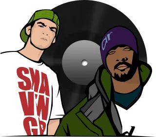 Rap Hip hop Dj Stickdatei