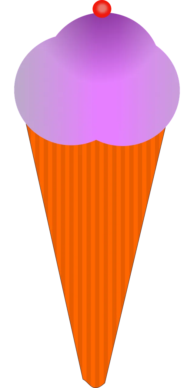 Ice cream Cone Dessert Stickdatei – Kinder