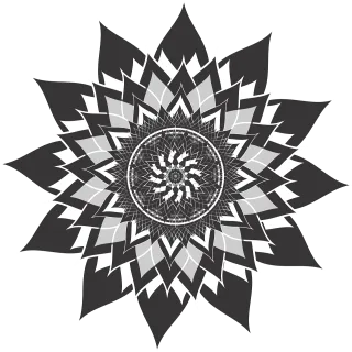 Mandala Flower Lotus Stickdatei
