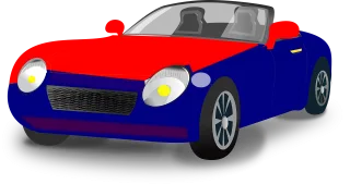 Sports car Roadster Racing car Stickdatei