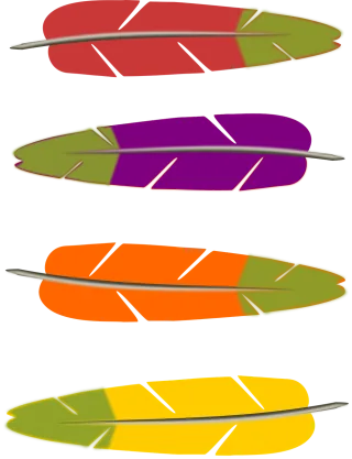 Feathers Nature Bird Stickdatei