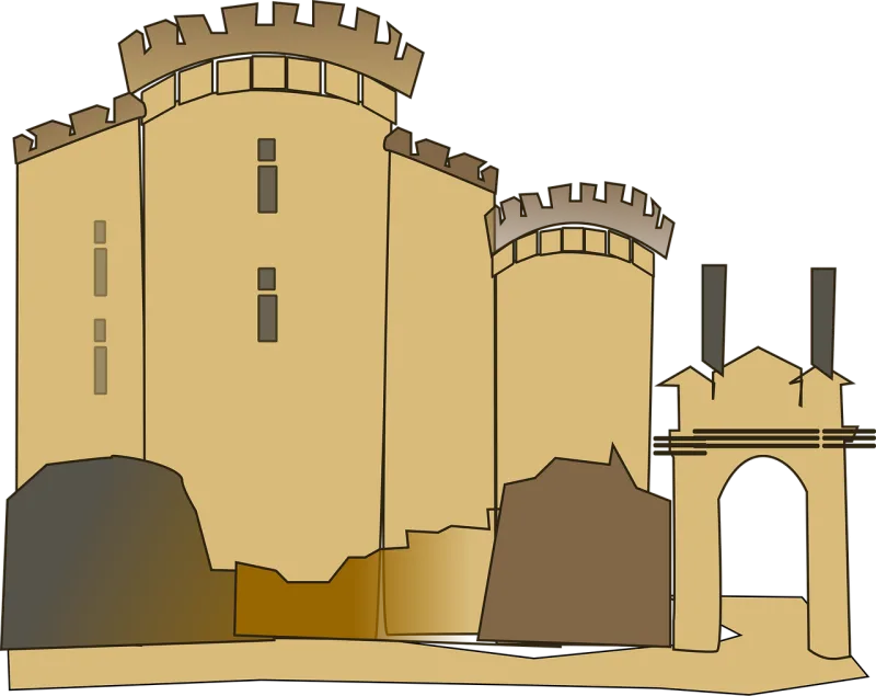 Bastille Building Castle Stickdatei – Kinder