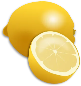 Lemon Fruit Food Stickdatei