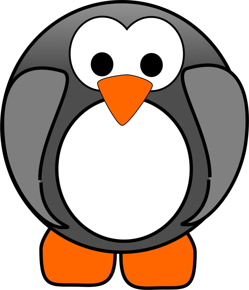 Penguin Tux Nature Stickdatei – Tiere