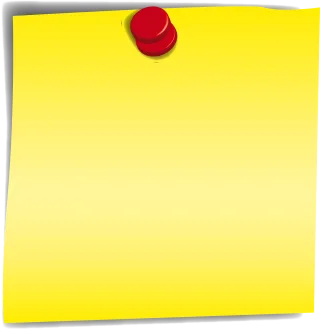 Note Sticky note Yellow Stickdatei