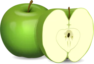 Apple Fruit Food Stickdatei