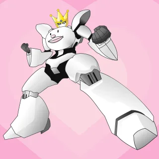 Robot Android Transformer Stickdatei