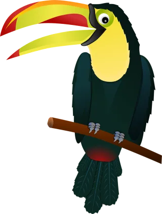 Toucan Nature Bird Stickdatei