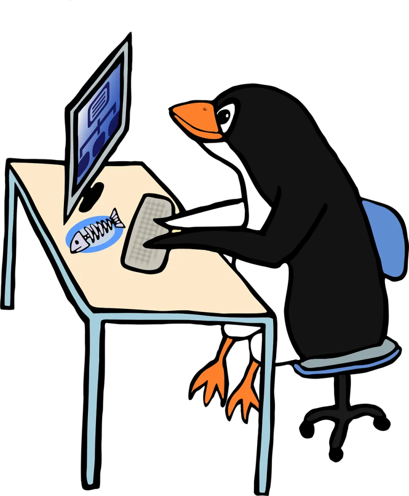 Linux Tux Nature Stickdatei – Tiere