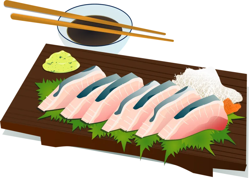 Sushi Sashimi Chopsticks Stickdatei – Essen & Trinken