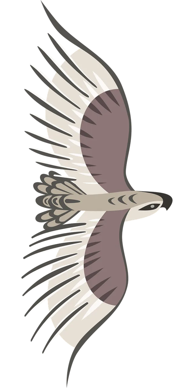 Eagle Bird Wings Stickdatei – Tiere
