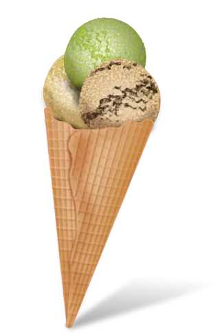 Ice-cream cone Cornet Cone Stickdatei