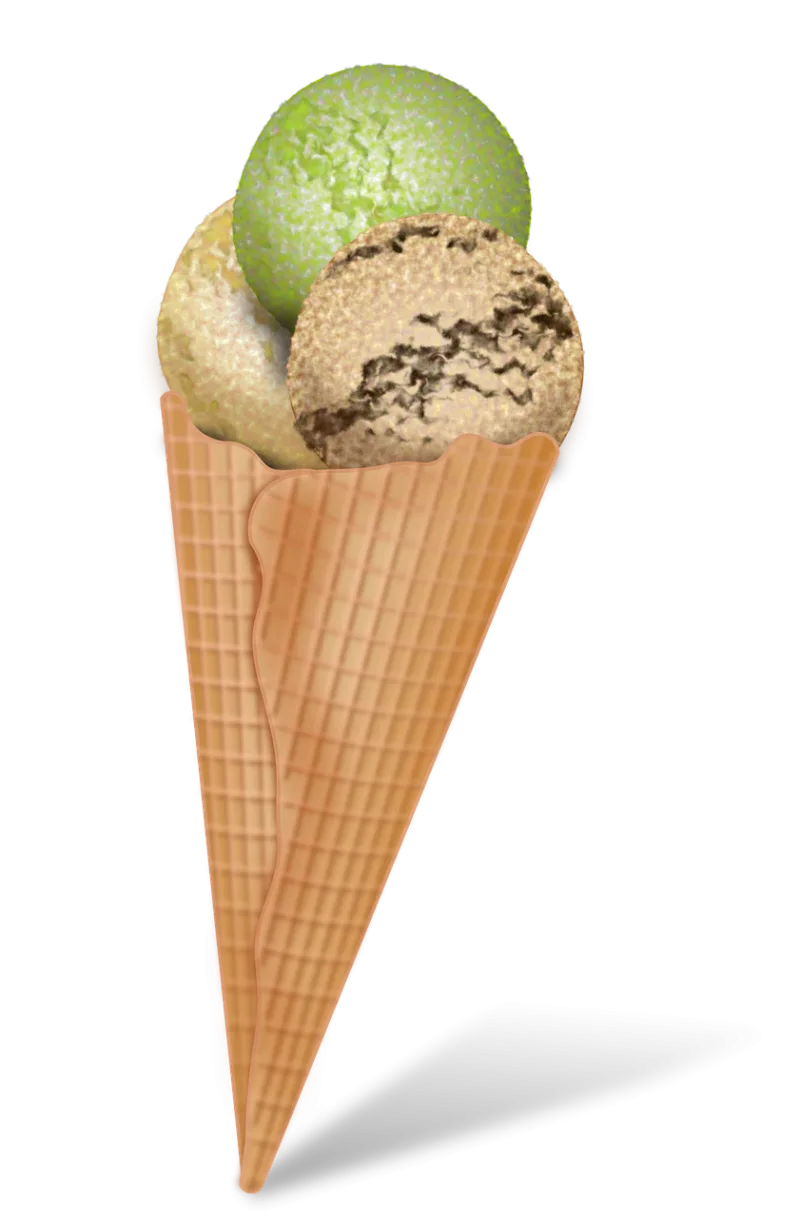 Ice-cream cone Cornet Cone Stickdatei – Essen & Trinken