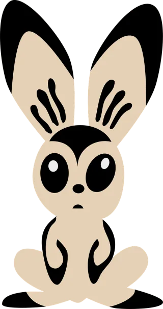 Bunny Rabbit Animal Stickdatei