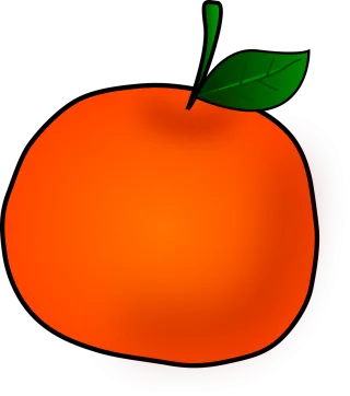 Orange Fruit Citrus fruit Stickdatei