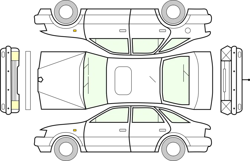 Automobile Body Car Stickdatei – Fahrzeuge