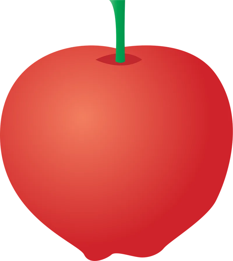 Apple Fruit Red Stickdatei – Essen & Trinken
