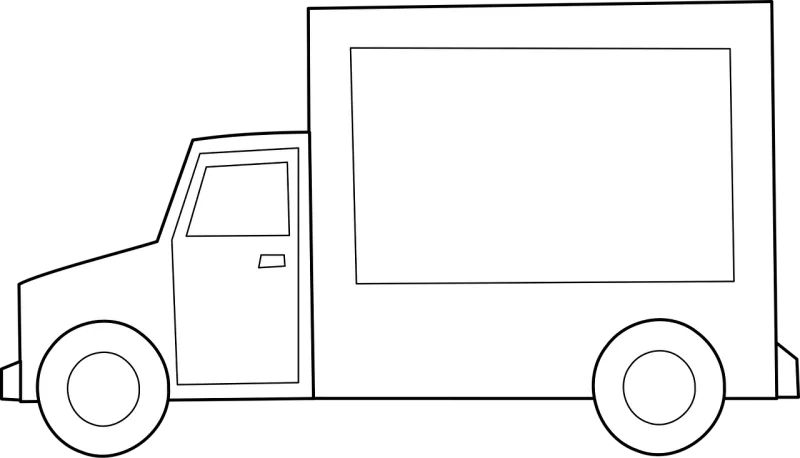 Truck Lorry Transporter Stickdatei – Fahrzeuge