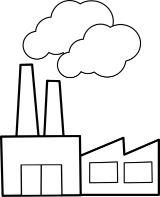 Factory Industry Manufacture Stickdatei – Natur