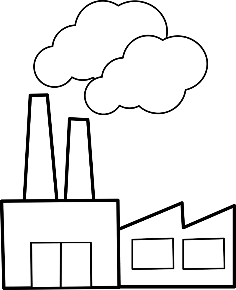 Factory Industry Manufacture Stickdatei – Natur