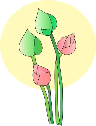 Lotus Flower Bloom Stickdatei