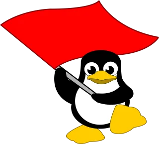 Tux Flag Linux Stickdatei