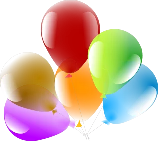 Balloons Party Celebration Stickdatei