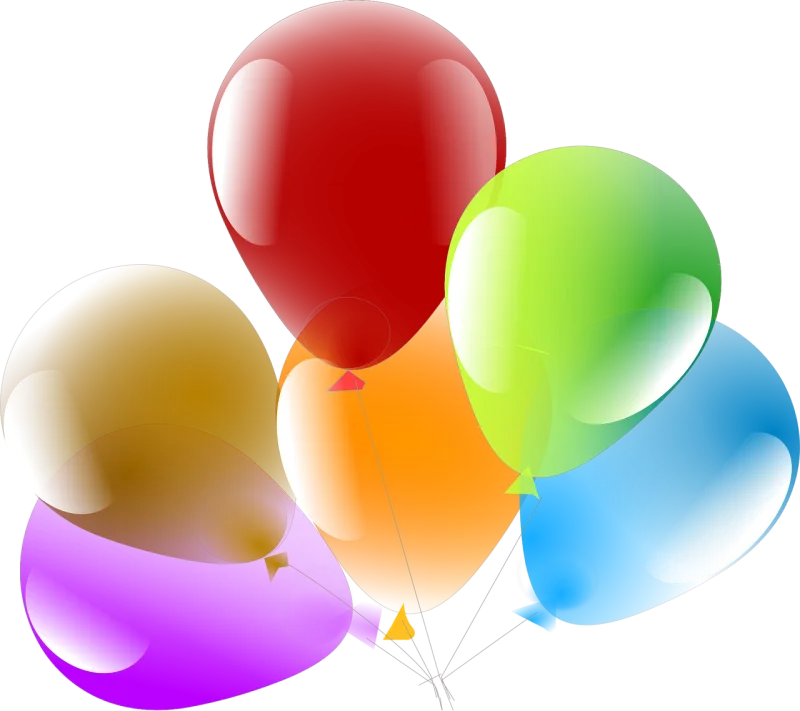 Balloons Party Celebration Stickdatei – Kinder