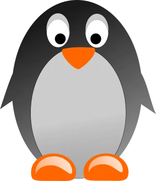 Penguin Tux Bird Stickdatei