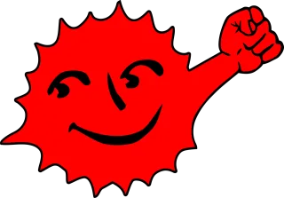 Solar power Fist Radiation Stickdatei