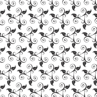 Floral Mural Vector Stickdatei