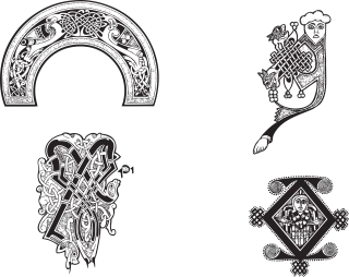 Floral Gothic Vector Stickdatei