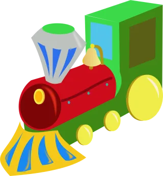 Toy train Train Wood Stickdatei