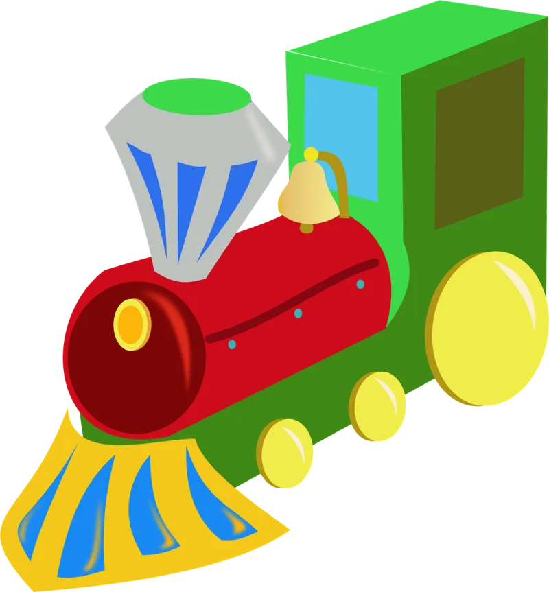 Toy train Train Wood Stickdatei – Kinder
