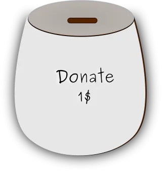 Donation Donate Donation box Stickdatei