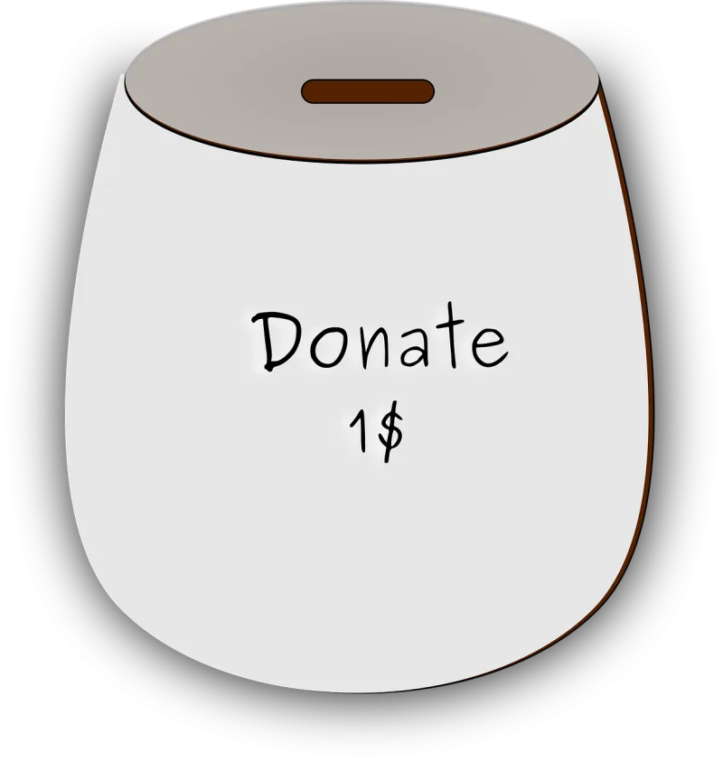 Donation Donate Donation box Stickdatei – Sport