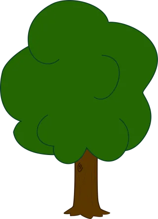 Oak Tree Forest Stickdatei