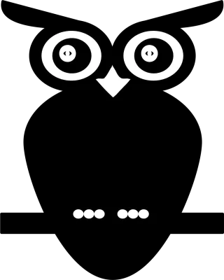Owl Nocturnal bird Animal Stickdatei