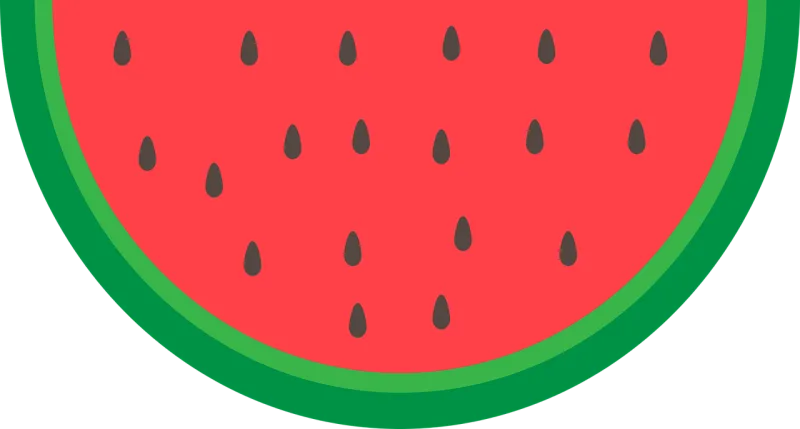 Graphic Watermelon Fruit Stickdatei – Essen & Trinken