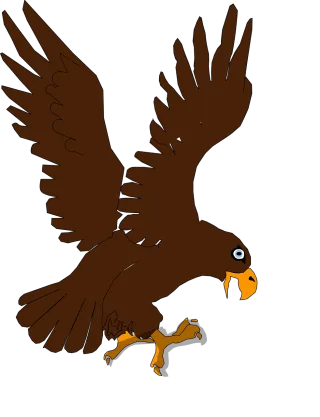 Eagle Raptor Bird of prey Stickdatei