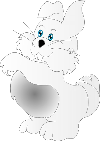 Bunny Rabbit Hare Stickdatei