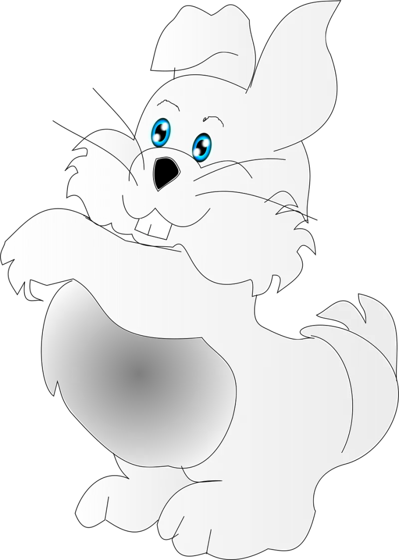 Bunny Rabbit Hare Stickdatei – Tiere