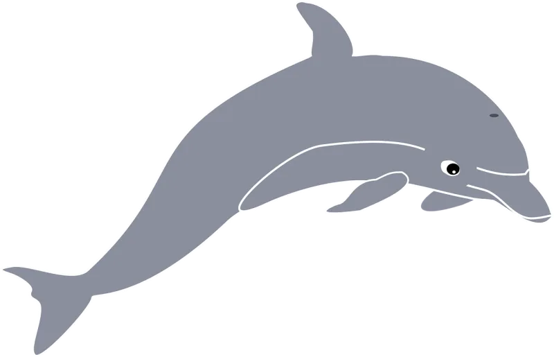 Dolphin Jumping Animal Stickdatei – Tiere