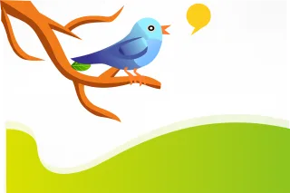Tweet Twitter Bird Stickdatei