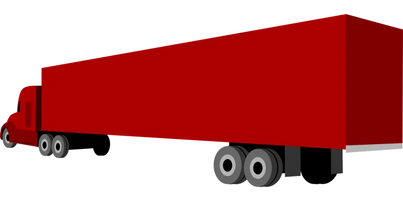 Trailer Goods traffic Truck Stickdatei – Fahrzeuge