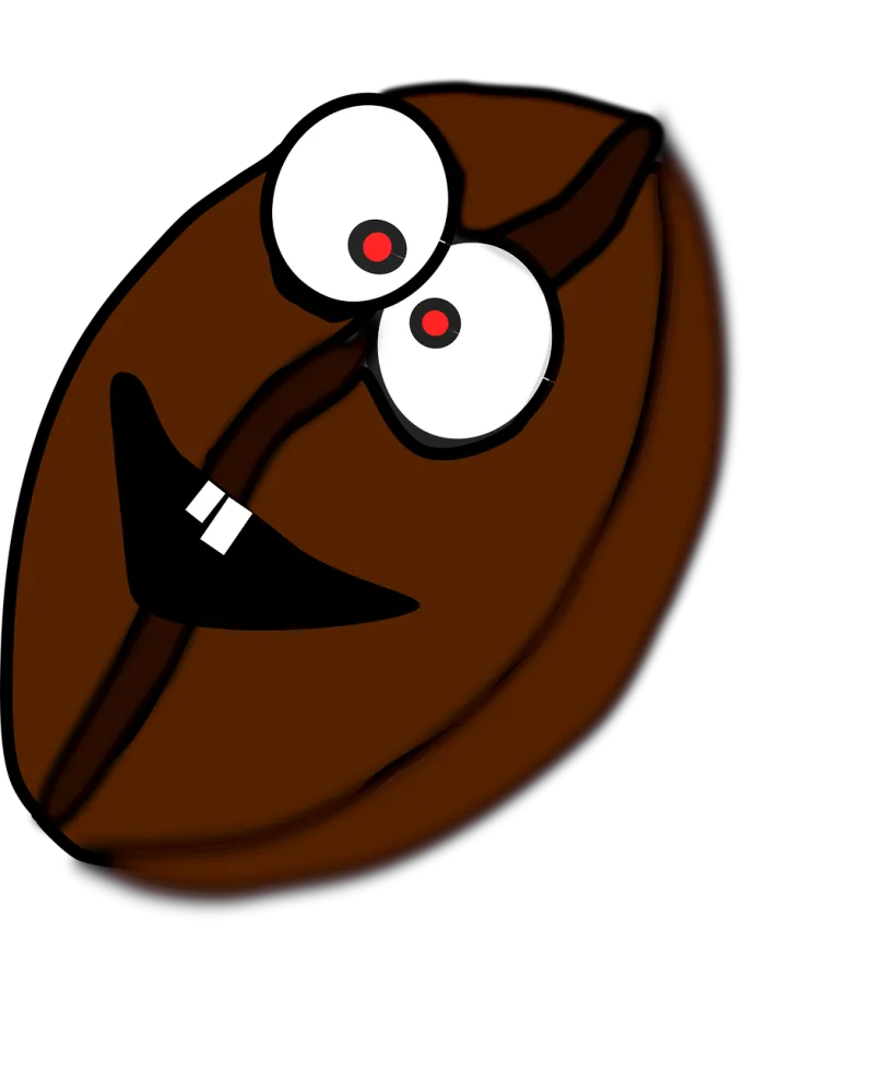 Coffee bean Coffee Face Stickdatei – Essen & Trinken