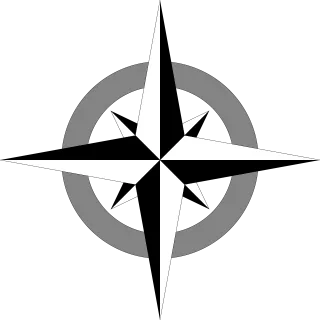 Cartography Compass Map Stickdatei